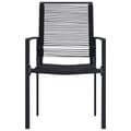 Miniatyrbillede 3 af 8: vidaXL havelamper 4 stk. PVC-rattan sort