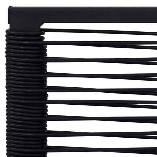 vidaXL havelamper 4 stk. PVC-rattan sort