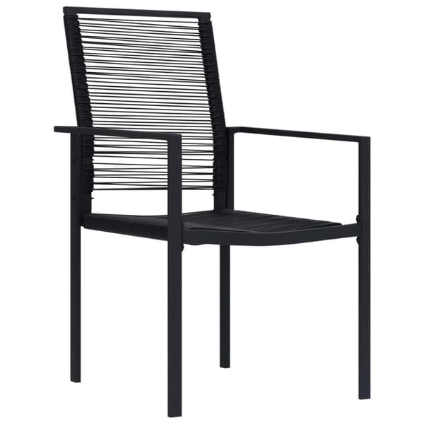 vidaXL havelamper 4 stk. PVC-rattan sort