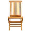 Miniatyrbild 5 av 11: vidaXL Trädgårdsstolar med röda dynor 8 st massiv teak