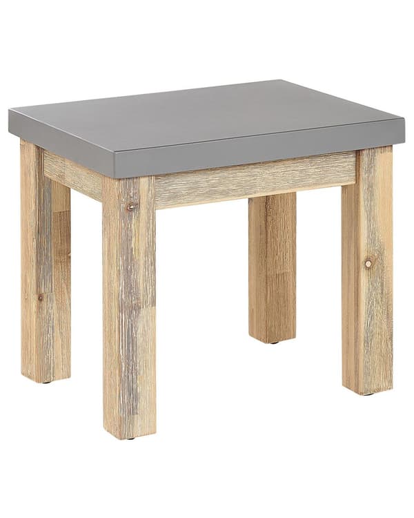 Puutarhajakkara harmaa 50 x 40 x 45 cm betoniefektillä ulkokäyttöön 2 kpl moderni tyyli