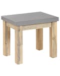 Miniatyrbillede 5 af 9: Taburetsæt 2 stk Grå Lyst Træ Fibercement Akacietræ 50x40 cm Industriel Moderne Design Sæt Taburet Fodskammel Skammel Fodstøtte Udendørs