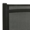 Miniatyrbillede 8 af 9: vidaXL foldbare havestole 2 stk. textilene og aluminium sort