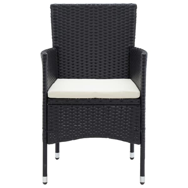 vidaXL havestole 4 stk. polyrattan sort