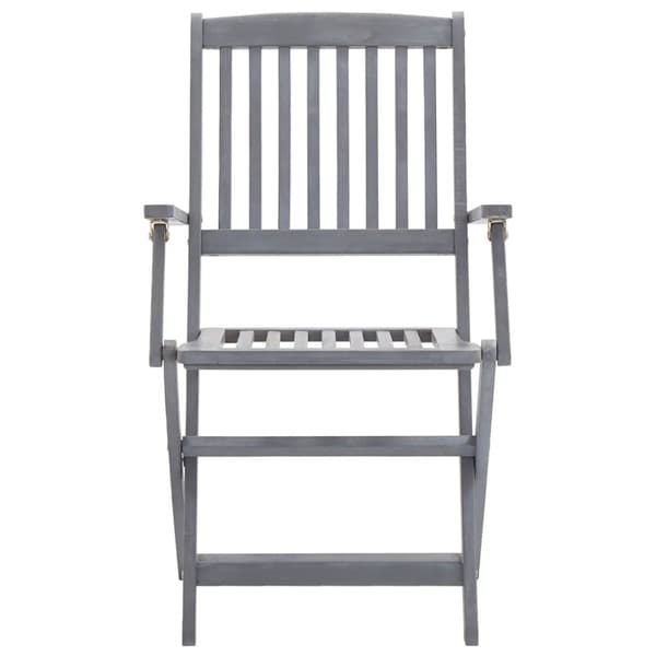 vidaXL Klappstoler 8 stk heltre akasie