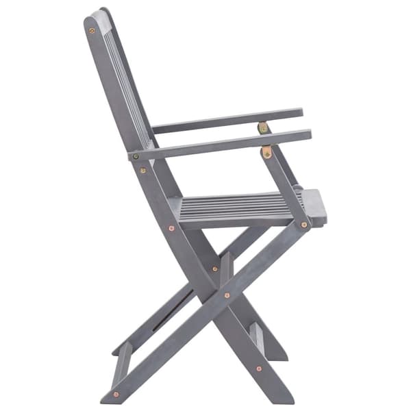 vidaXL Klappstoler 8 stk heltre akasie