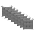 Miniatyrbillede 5 af 8: vidaXL foldbare havestole 8 stk. med hynder massivt akacietræ