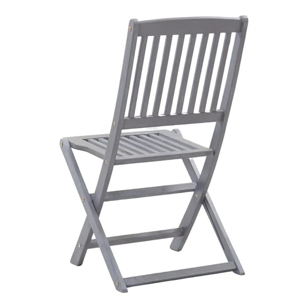 vidaXL Klappstoler 8 stk heltre akasie