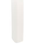 Miniatyrbild 9 av 10: 4 st Trädgårdsstolar Vit Polypropen Lättviktiga Väderbeständig Plast Modern