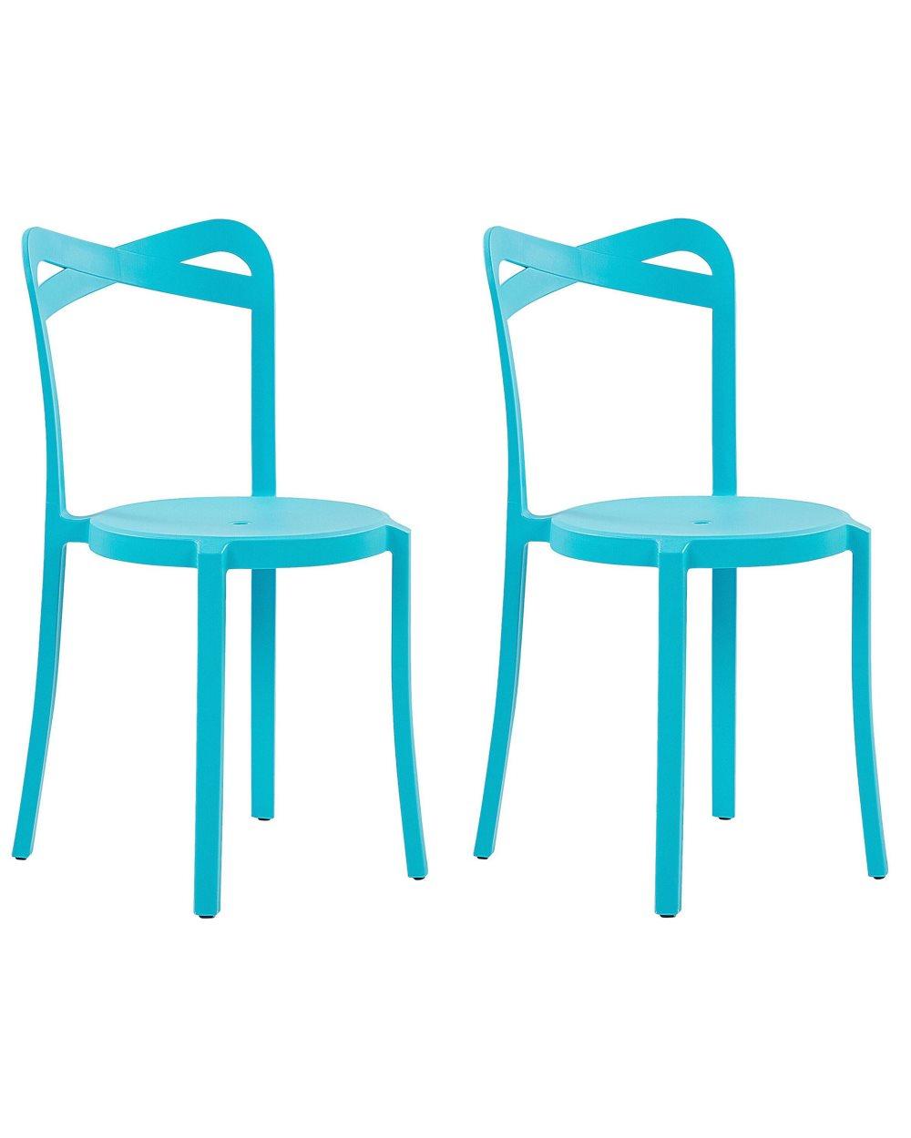 Stol 2 st blå CAMOGLI