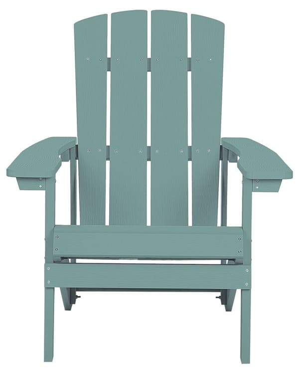 Dækstol Blå Plastik og Rustfrit Stål 88 x 88 x 75 cm Tilbehør Have Fodskammel til Altan Terrasse Indretning Skandinavisk Udendørs Retro Stil