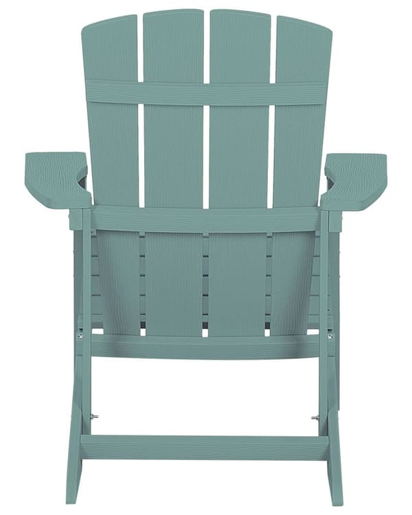 Dækstol Blå Plastik og Rustfrit Stål 88 x 88 x 75 cm Tilbehør Have Fodskammel til Altan Terrasse Indretning Skandinavisk Udendørs Retro Stil