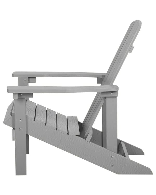 Dækstol Lysegrå Plastik Rustfrit Stål 88 x 88 x 75 cm Tilbehør Have Fodskammel til Altan Terrasse Indretning Skandinavisk Udendørs Retro Stil