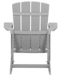Miniatyrbillede 7 af 11: Dækstol Lysegrå Plastik Rustfrit Stål 88 x 88 x 75 cm Tilbehør Have Fodskammel til Altan Terrasse Indretning Skandinavisk Udendørs Retro Stil