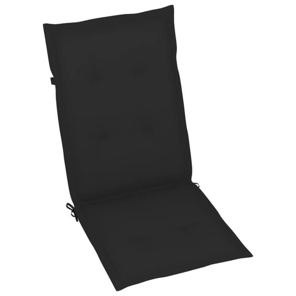 vidaXL foldbare havestole med hynder 8 stk. massivt akacietræ