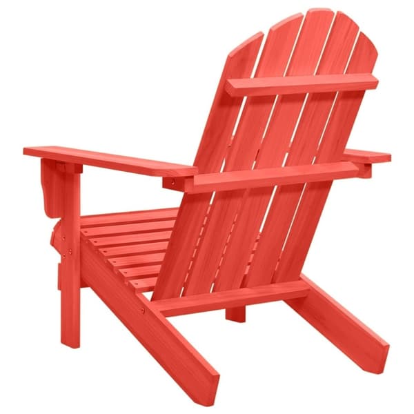 vidaXL Adirondack hagestol heltre gran rød