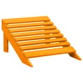 Miniatyrbillede 7 af 8: vidaXL Adirondack-havestol med fodstøtte massivt grantræ orange