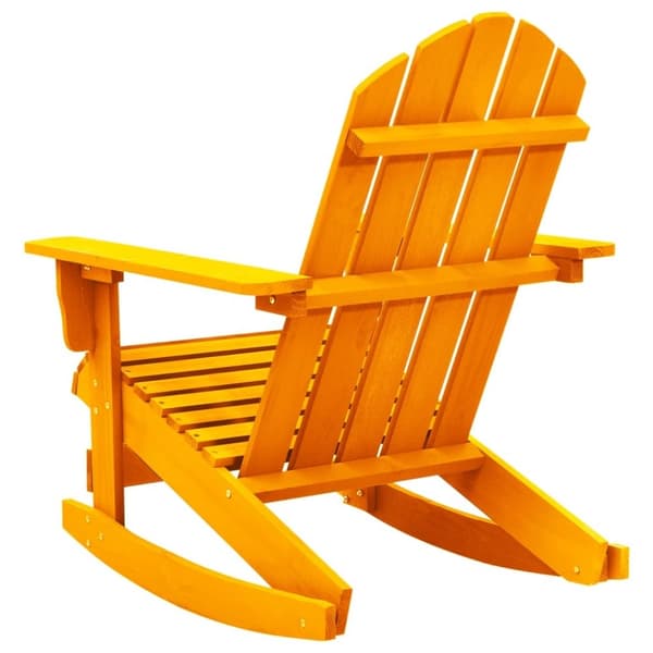 vidaXL Adirondack gyngestol for hage heltre gran oransje