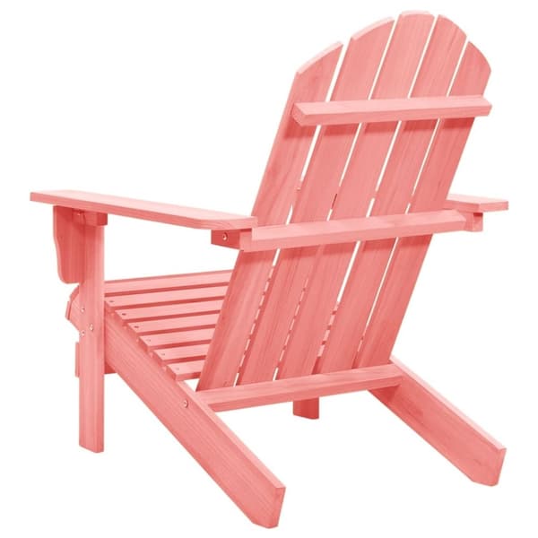 vidaXL Adirondack hagestol heltre gran rosa