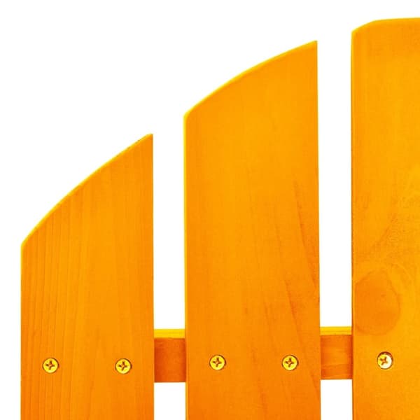 vidaXL Adirondack-gyngestol massivt grantræ orange