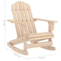 Pikkukuva 6 / 6: vidaXL Adirondack-puutarhan keinutuoli täysi kuusi