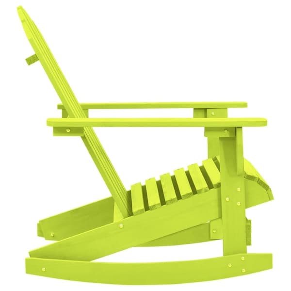 vidaXL Adirondack-puutarhan keinutuoli täysi kuusi vihreä