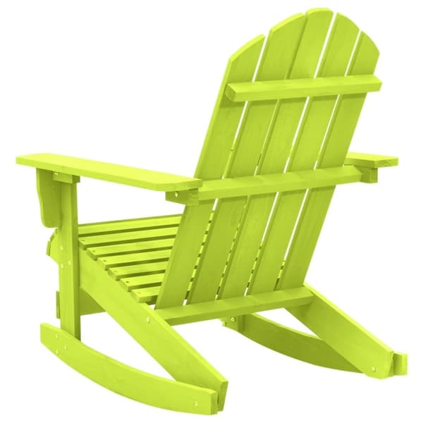 vidaXL Adirondack-puutarhan keinutuoli täysi kuusi vihreä