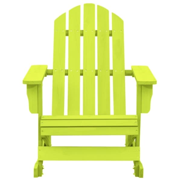 vidaXL Adirondack-puutarhan keinutuoli täysi kuusi vihreä
