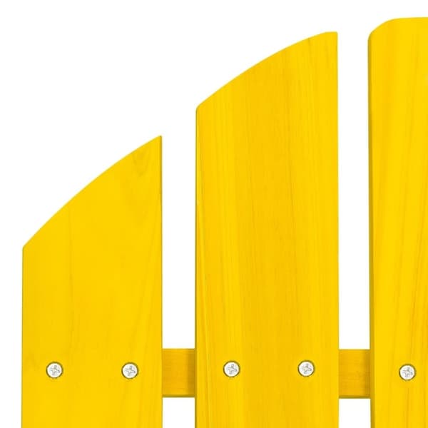 vidaXL Adirondack hagestol heltre gran gul
