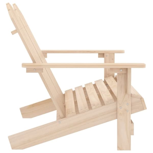 vidaXL Adirondack hagestol 2-seters heltre gran