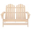 Miniatyrbilde 2 av 6: vidaXL Adirondack hagestol 2-seters heltre gran