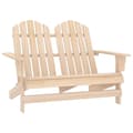 Miniatyrbilde 1 av 6: vidaXL Adirondack hagestol 2-seters heltre gran