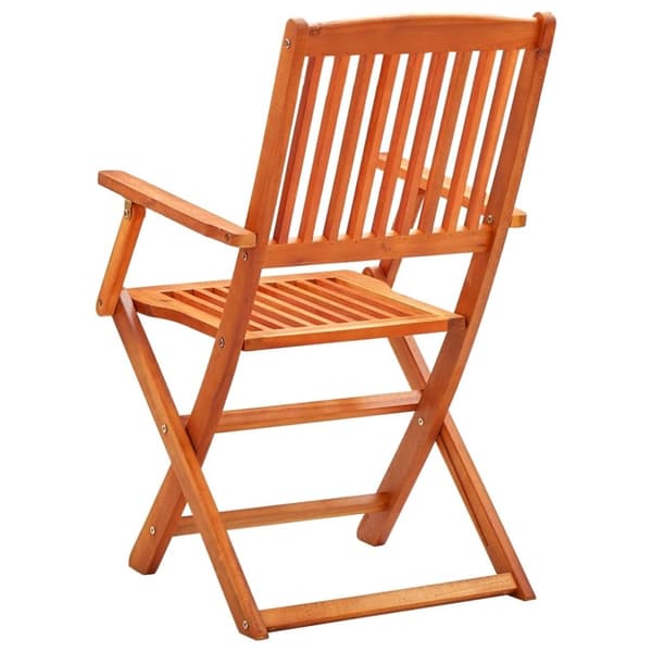 vidaXL Klappstoler 8 stk heltre eukalyptus