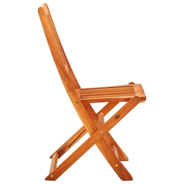 vidaXL Klappstoler 8 stk heltre eukalyptus
