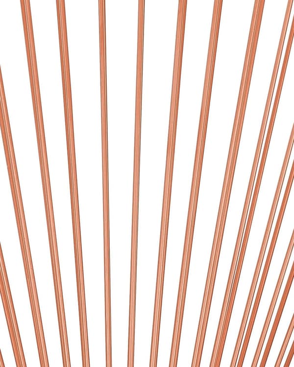 Set av 2 Trädgårdsstolar Orange Konstrotting Modern Vardagsrum