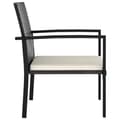 Miniatyrbillede 3 af 5: vidaXL havestole 4 stk. polyrattan sort