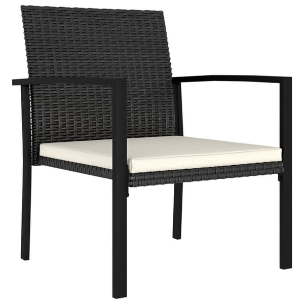 vidaXL havestole 2 stk. polyrattan sort