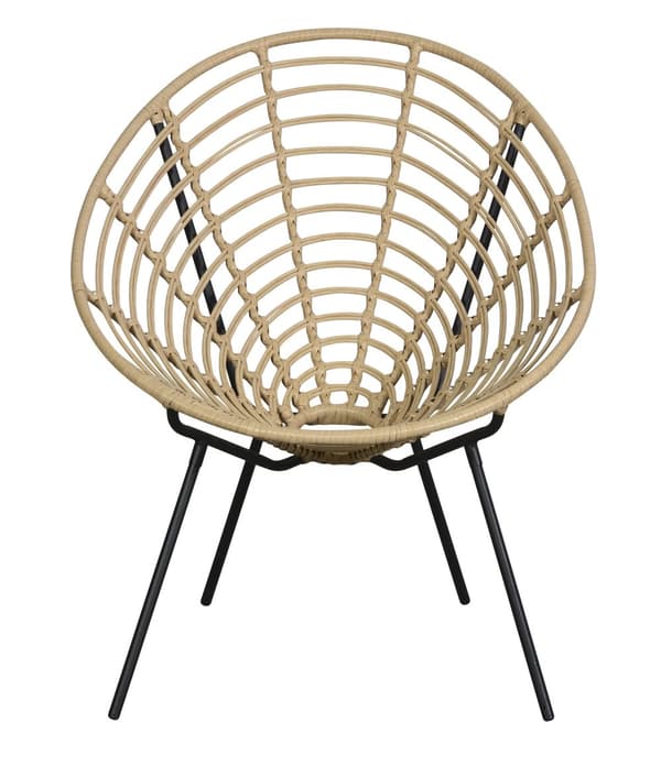 4 x Relax loungestol natur.