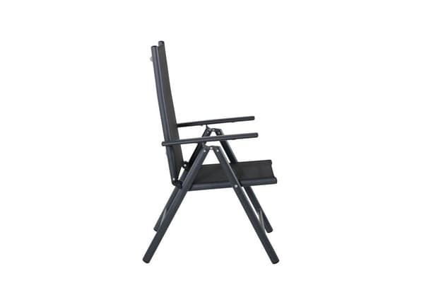 2 x Break hagestol 5 pos. Innstillbar svart .