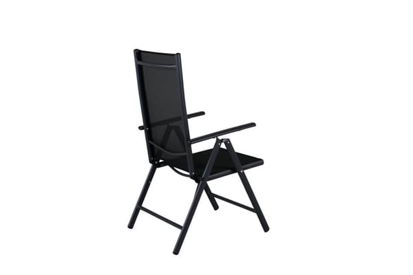 2 x Break hagestol 5 pos. Innstillbar svart .