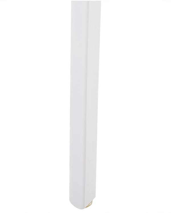 Puutarhatuolisetti valkoinen 42 x 82 x 47 cm muovinen sisälle ulos 2 kpl