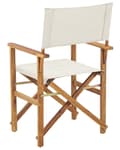 Pikkukuva 10 / 11: Puutarhatuoli vaalea akaasia 50 x 91 x 50 cm luonnonvalkoinen / tukaanikuvio vaihtokangas 2 kpl kokoontaitettava