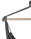 Miniatyrbild 8 av 11: Hammock Grå Bomull och Polyester Gunga Inomhus Utomhus Boho Stil