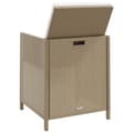 Miniatyrbillede 6 af 10: vidaXL havestole med hynder 4 stk. polyrattan beige