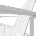 Pikkukuva 6 / 7: vidaXL Adirondack puutarhatuoli HDPE valkoinen