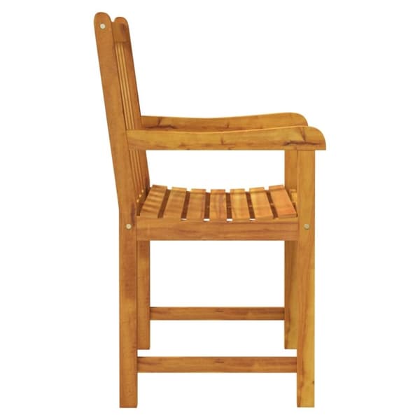 vidaXL Hagestoler 2 stk heltre akasie