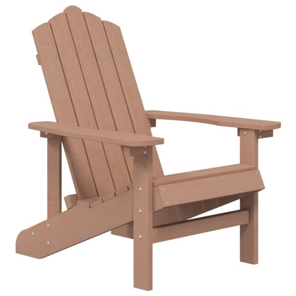 vidaXL Adirondack-havestole 2 stk. HDPE brun