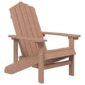 Miniatyrbillede 3 af 5: vidaXL Adirondack-havestole 2 stk. HDPE brun