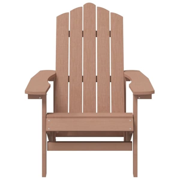 vidaXL Adirondack-havestole 2 stk. HDPE brun
