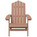 Miniatyrbillede 4 af 5: vidaXL Adirondack-havestole 2 stk. HDPE brun